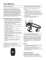 Preview for 7 page of Shure PGA 98D User Manual