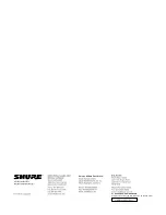 Preview for 8 page of Shure PGA181 PG Alta series User Manual