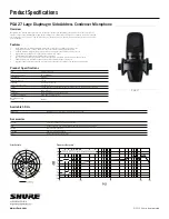 Preview for 9 page of Shure PGA27 User Manual