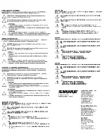 Preview for 11 page of Shure PGA27 User Manual