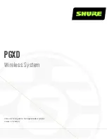 Preview for 1 page of Shure PGXD Quick Start Manual