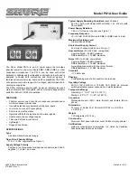 Shure PS1A User Manual предпросмотр