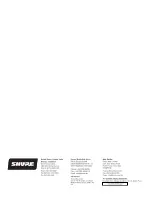 Preview for 20 page of Shure PSM 900-RA User Manual