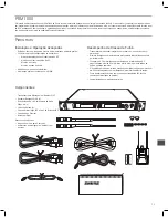 Предварительный просмотр 3 страницы Shure PSM1000 (Portuguese) Manual Do Usuário