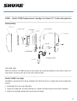 Shure R98B Quick Start Manual preview