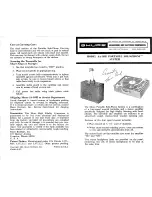 Shure SA-10M User Manual preview