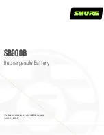 Shure SB900B User Manual предпросмотр