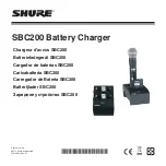 Preview for 1 page of Shure SBC200 Manual