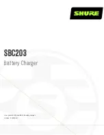 Preview for 1 page of Shure SBC203 User Manual