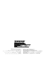 Preview for 10 page of Shure SCM262E User Manual