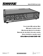 Preview for 1 page of Shure SCM268 User Manual