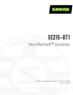 Preview for 1 page of Shure SE215-BT1 User Manual