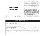 Предварительный просмотр 11 страницы Shure SE215m+ Special Edition Manual