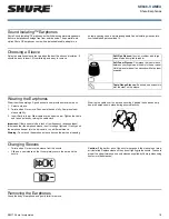 Shure SE846-V Instructions preview