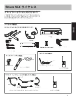 Preview for 13 page of Shure SLX Wireless System User Manual