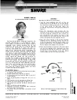 Shure SM14A Quick Manual preview