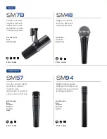 Preview for 6 page of Shure SM31FH Manual