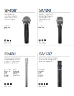 Preview for 7 page of Shure SM31FH Manual