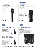 Предварительный просмотр 8 страницы Shure SM31FH Manual