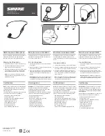 Preview for 1 page of Shure SM35 Brochure & Specs