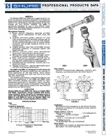 Preview for 1 page of Shure SM53 Techical Data