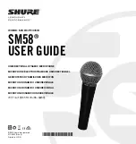 Shure SM58 User Manual preview