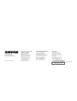 Preview for 8 page of Shure Sound Isolating SE846 Instruction Manual