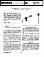 Preview for 1 page of Shure Spher-O-Dyne 533AV Datasheet