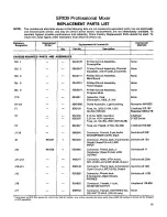 Предварительный просмотр 23 страницы Shure SR109 Operation And Service Manual