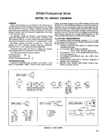 Предварительный просмотр 33 страницы Shure SR109 Operation And Service Manual