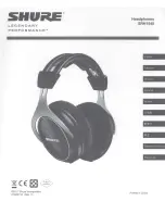 Предварительный просмотр 1 страницы Shure SRH1540 Instructions Manual