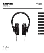 Shure SRH240A Manual preview