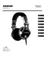 Preview for 1 page of Shure SRH750DJ User Manual