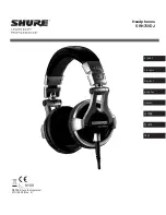 Shure SRH750DJ User Manual preview