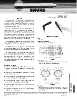 Preview for 1 page of Shure STARMAKER SM77 Specification