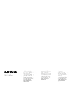 Предварительный просмотр 5 страницы Shure ua874V User Manual