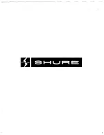 Preview for 4 page of Shure Unidyne A 581SA Datasheet