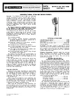 Preview for 1 page of Shure UNIDYNE II 55S Datasheet