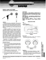 Preview for 1 page of Shure UNISPHERE 586A Manual