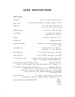 Preview for 2 page of Shure Vocal Master VA 300 Operating & Service Manual