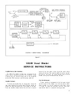 Предварительный просмотр 13 страницы Shure Vocal Master VA 300 Operating & Service Manual