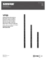 Preview for 1 page of Shure VP89L Manual