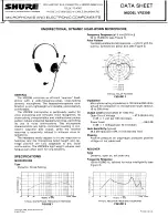 Shure VR230B Datasheet preview