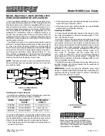 Preview for 1 page of Shure WA490 User Manual
