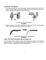 Предварительный просмотр 5 страницы Shure WH30TQG User Manual