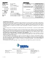 Предварительный просмотр 6 страницы SHURflo Comfort Air 21-1316-00 Installation And Operation Manual