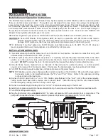 SHURflo RO 85-120 series Installation And Operation Instructions preview