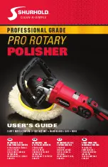 Shurhold PRO ROTARY POLISHER User Manual preview