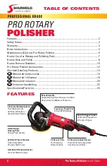 Предварительный просмотр 2 страницы Shurhold PRO ROTARY POLISHER User Manual