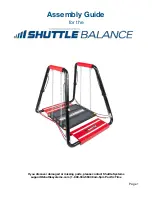 Preview for 1 page of Shuttle BALANCE Assembly Manual